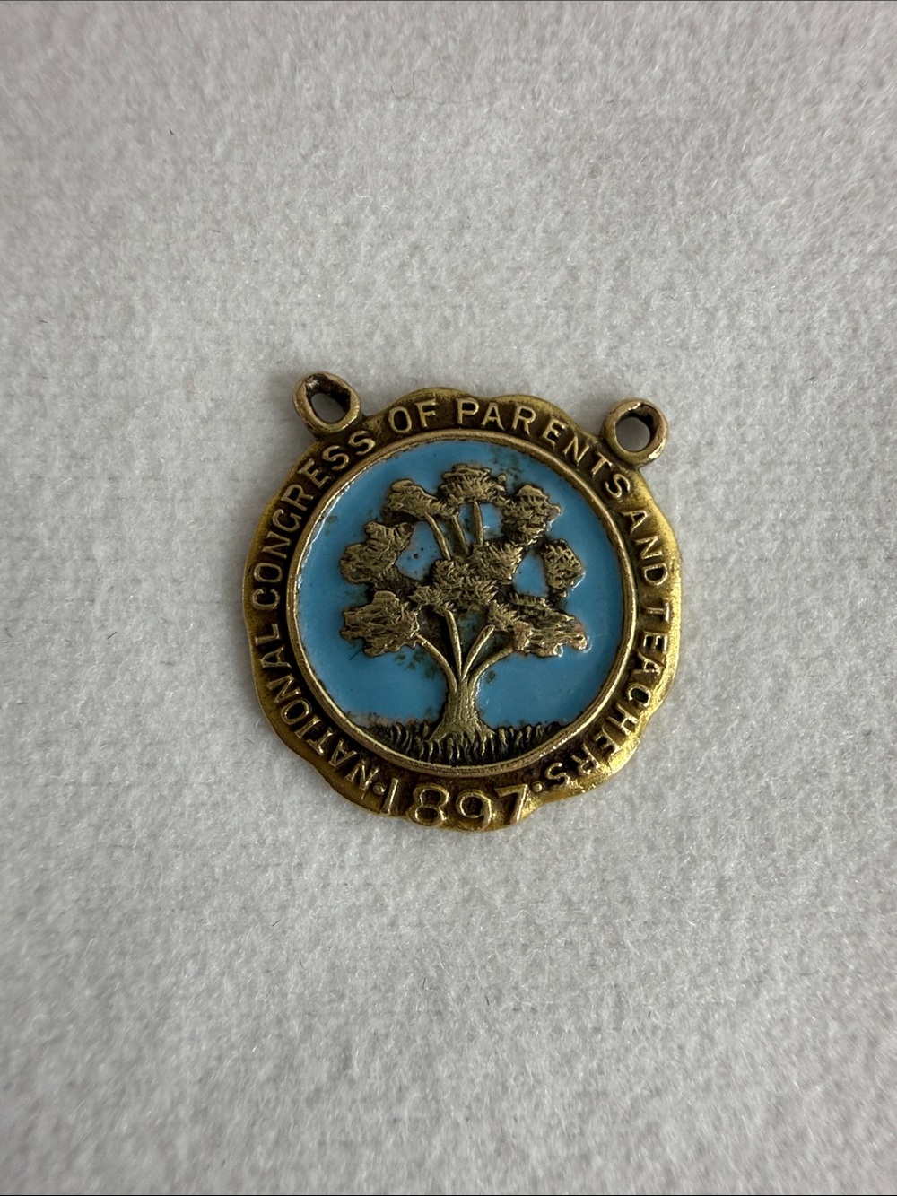 Vintage National Congress of Parents and Teachers 1897 Commemorative Medallion